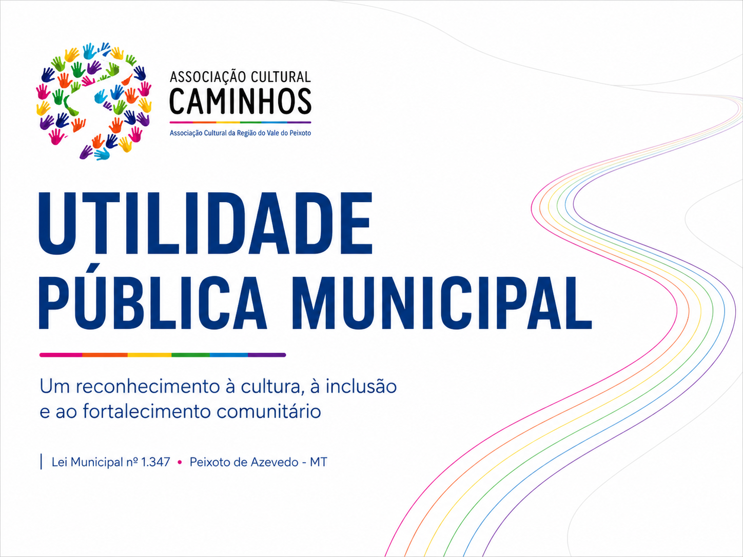 Imagem da publicação Associação Cultural Caminhos do Vale é reconhecida como Utilidade Pública Municipal